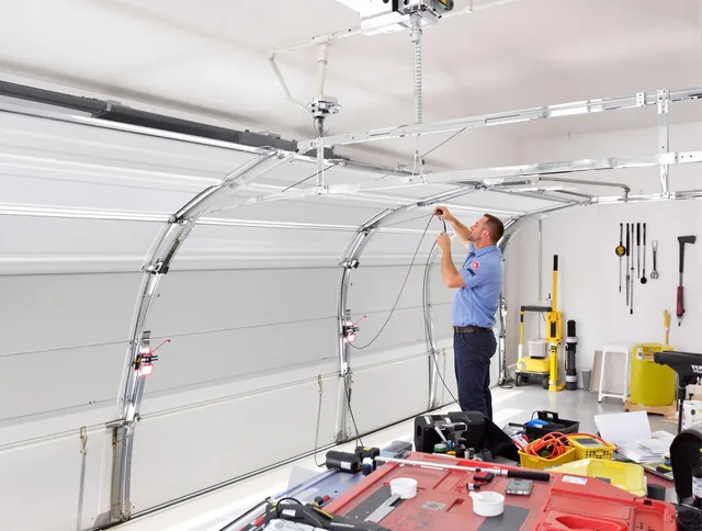 Garage door cable repair service by Port Orange Garage Door Repair in Port Orange