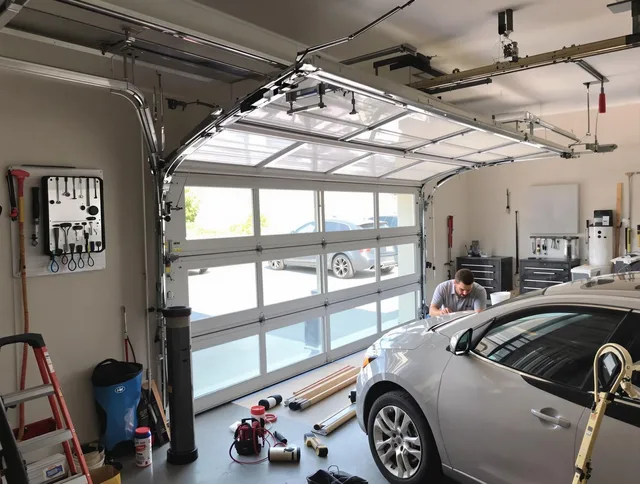 Garage door noise reduction service by Port Orange Garage Door Repair in Port Orange