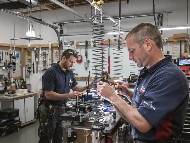 Garage door spring repair service by Port Orange Garage Door Repair in Port Orange