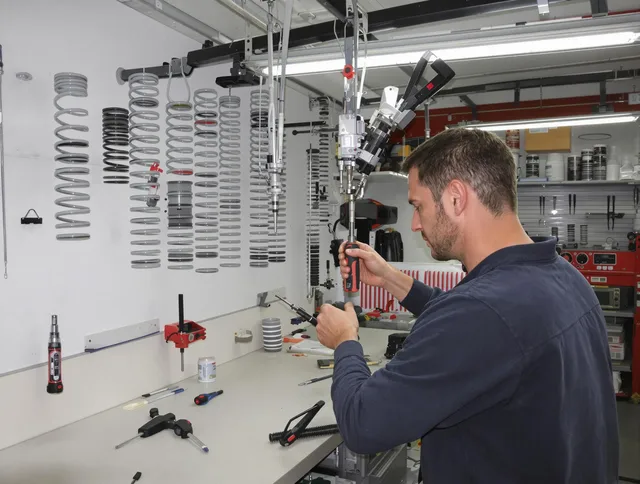 Port Orange Garage Door Repair safety certified technician performing precision spring replacement in Port Orange
